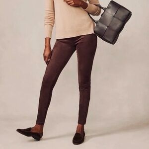 J.McLaughlin Lori Faux Suede Leggings in Mocha Brown ☕️ Size Large